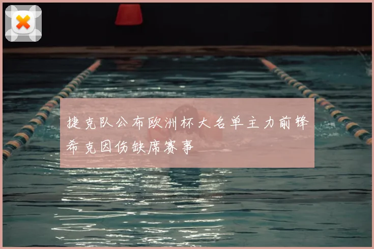 捷克队公布欧洲杯大名单主力前锋希克因伤缺席赛事